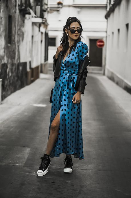 POLKA DOTS MAXI DRESS - El vestido mas top de esta primavera