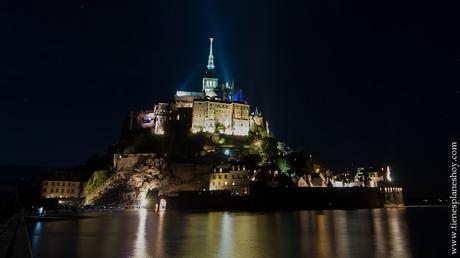  Visitar Mont Saint-Michel noche viaje Normandia Francia Bretaña