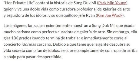 Series Coreanas 2019 “Her Private Life” Park Min Young y Kim Jae Wook nuevas imagenes del próximo drama de tvn Series Coreanas 2019 “Her Private Life” Park Min Young y Kim Jae Wook nuevas imagenes del próximo drama de tvn