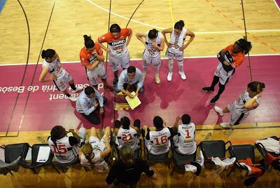 Galería de emociones del Bàsquet Femení Sant Adrià-Ensino
