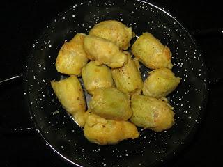 BUÑUELOS DE ALCACHOFA