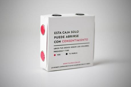 Esta marca de preservativos ha creado una caja que solo se abre con consentimiento