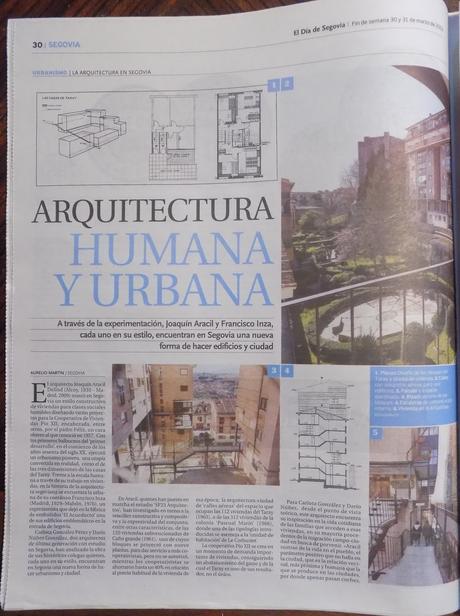 Arquitectura Humana y Urbana @ElDiaSegovia