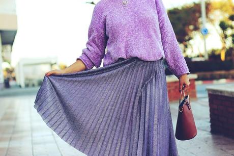 Cómo combinar una falda de purpurina
