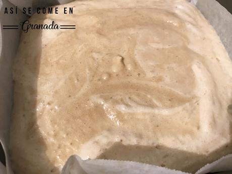 Bizcocho esponja de naranja