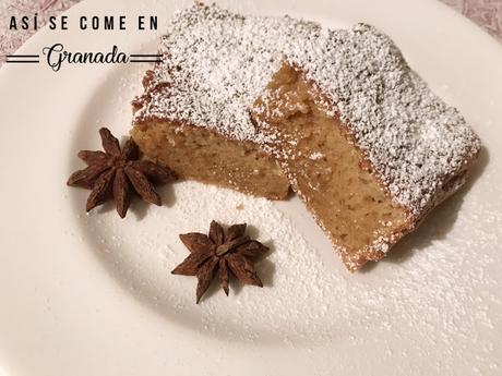 Bizcocho esponja de naranja