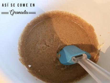 Bizcocho esponja de naranja