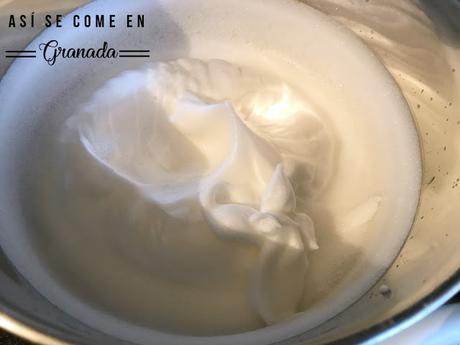 Bizcocho esponja de naranja