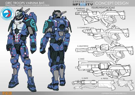 Mas miniaturas de Infinity desde Adepticon 2019