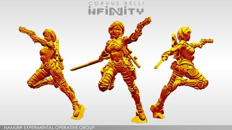 Mas miniaturas de Infinity desde Adepticon 2019
