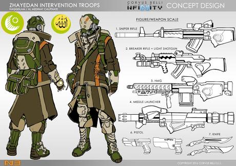 Mas miniaturas de Infinity desde Adepticon 2019