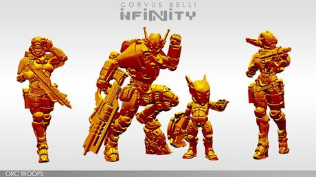 Mas miniaturas de Infinity desde Adepticon 2019