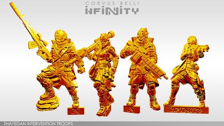 Mas miniaturas de Infinity desde Adepticon 2019