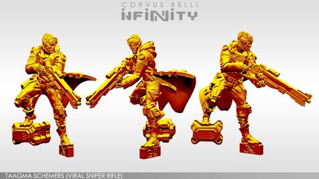 Mas miniaturas de Infinity desde Adepticon 2019