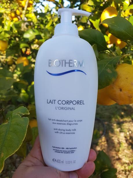 MIS HIDRATANTES CORPORALES FAVORITAS, Biotherm, Lait Corporel L'Original, LECHE CORPORAL ANTISEQUEDAD CON EXTRACTOS CÍTRICOS