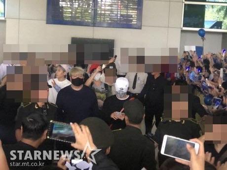 Super Junior apareció en el aeropuerto de Vietnam y fans reaccionan negativamente