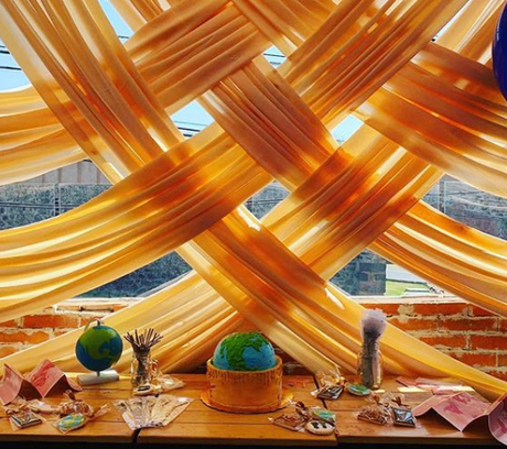 20 ideas de decoración con telas para tu fiesta