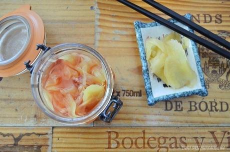 Gari, jengibre encurtido Gari, jengibre encurtido