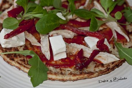 Pizza de Coliflor Pizza de Coliflor