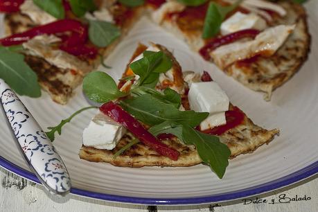 Pizza de Coliflor Pizza de Coliflor