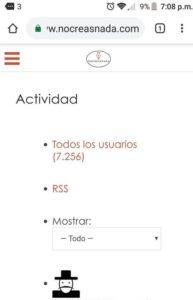 ¿Cuántos usuarios tiene NoCreasNada?