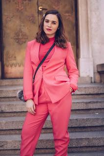 Pink suit