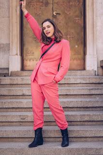 Pink suit