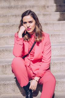 Pink suit