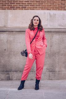 Pink suit