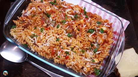 Macarrones con albóndigas Macarrones con albóndigas