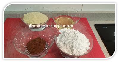 Macarons de chocolate