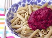 Pasta salsa remolacha