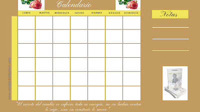 Calendario Imprimible en pdf Calendario Imprimible en pdf