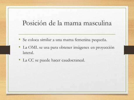 PROYECCIONES MASTOGRAFICAS