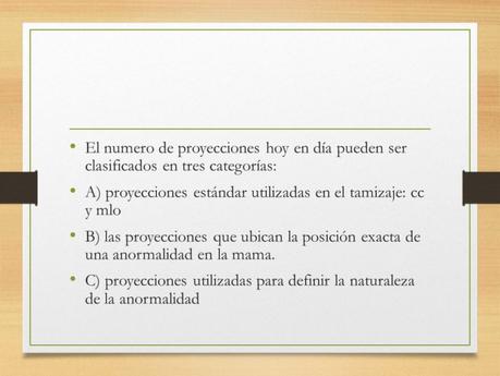 PROYECCIONES MASTOGRAFICAS