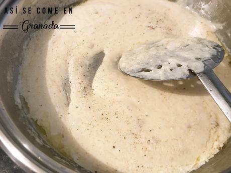 Dorada con salsa Alfredo y brócoli