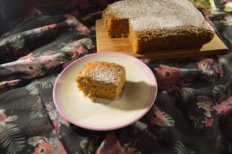 Bizcocho Vegano de Almendra y Naranja