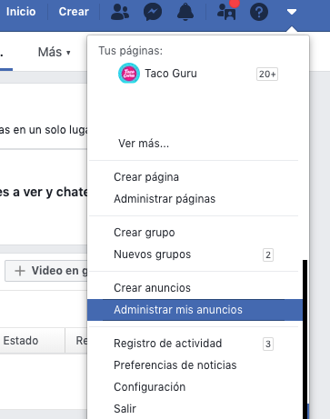 publicidad de facebook - taquerias