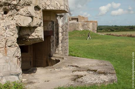 Batería de Azeville viaje a Normandía turismo visita lugares bélicos II Guerra Mundial