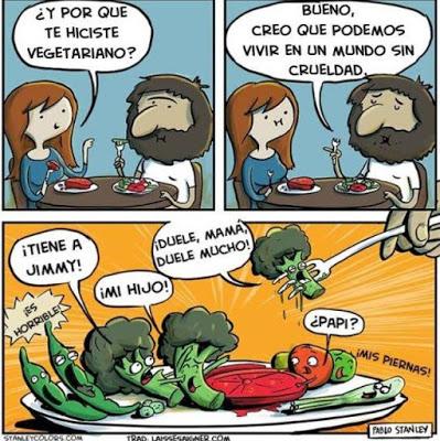 ¿Y por qué te hiciste vegetariano? (humor)