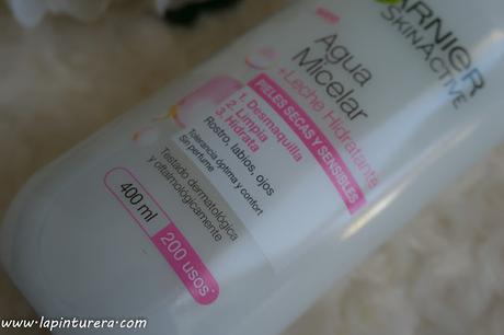 Agua Micelar con leche hidratante de Garnier (Opinión)