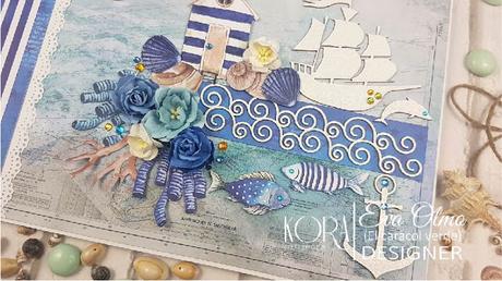 Tutorial Scrapbooking: Porta fotos Vacaciones