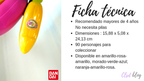 ¡ABRE, ADORA Y MIRA COMO MOLAN! LAS NUEVAS BANANAS DE BANDAI