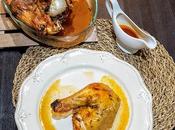 Pollo asado pimentón alcaravea