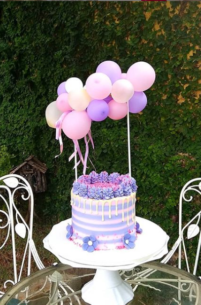 Mini Globo Pastel Topper Feliz Cumpleaños Decoraciones Fiesta Arco  Guirnalda Pajitas Blancas Lila Rosa Rosa Oro Confeti Una 1ª Niña |  