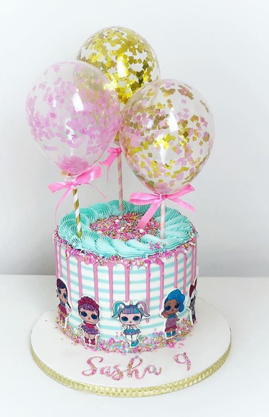 18 ideas de la nueva tendencia de pasteles con globos