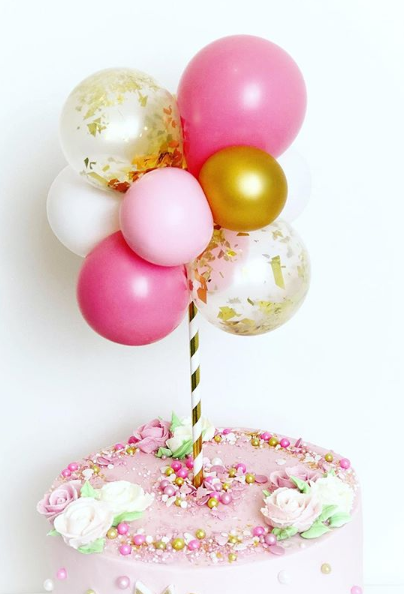 18 ideas de la nueva tendencia de pasteles con globos