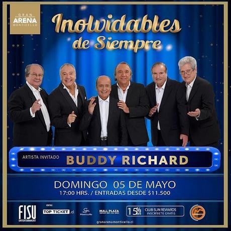 “Inolvidables de Siempre” suma a Buddy Richard a su nuevo Show en el Gran Arena Monticello