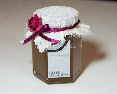 Tarro de Gelée de Albariño con personalización en la tapa