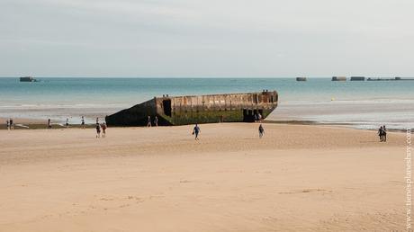 Arromanches viaje Normandia roadtrip Francia turismo Guerra Mundial desembarco